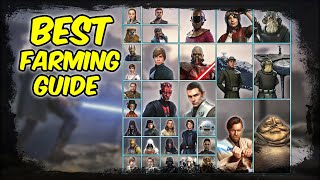 Best SWGOH Farming Guide Explained [upl. by Elvina783]