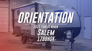 2023 Forest River Salem 178BHSK Orientation [upl. by Masha]