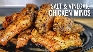 Crispy Salt amp Vinegar Chicken Wings You Need [upl. by Ahsenek]