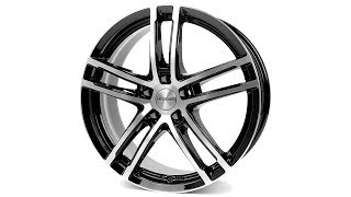 DEZENT TZ Blackpolished front  felgenoutletde [upl. by Yoj]