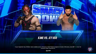 WWE 2K23 PC  Kane VS Jey Uso 4K [upl. by Erot586]