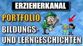 Portfolio amp Bildungs und Lerngeschichten im Kindergarten leicht erklärt  ERZIEHERKANAL [upl. by Brookhouse157]