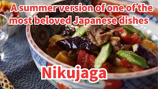 Summer version of NikujagaNikujaga is a dish that Japanese people love [upl. by Lewap]