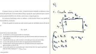 Lei de Ohm e propriedades dos Circuitos Série e Paralelo [upl. by Syverson]