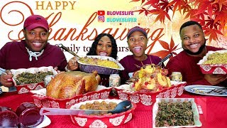 Thanksgiving Meal Happy Thanksgiving from Bloveslife amp Family [upl. by Yliak]