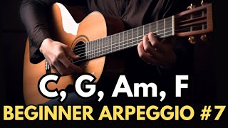 Try this beginner fingerstyle arpeggio Free PDF Link In Description [upl. by Carin]