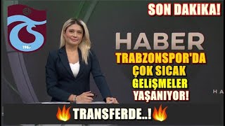 Son Dakika Trabzonsporda Transferler Art Arda Geliyor [upl. by Hametaf710]