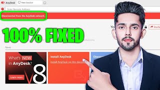 Disconnected from the Anydesk network Error  Anydesk Not Connecting to Network Fixed [upl. by Coniah]