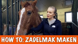 PAARD ZADELMAK MAKEN 12  PaardenpraatTV [upl. by Stokes]