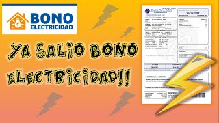 HABILITARON LA PÁGINA PARA CONSULTAR BONO ELECTRICIDAD ⚡⚡ [upl. by Tolley467]