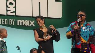 Teyana Taylor Wins award at Culture con 2023 [upl. by Chasse]