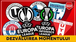 Ce inseamna LICENTA UEFA de CUPE EUROPENE  Ce echipe POT JUCA in Conference si Europa League [upl. by Nbi]