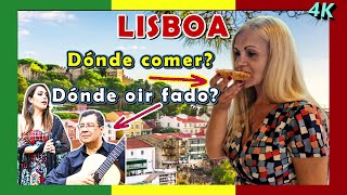 Qué y dónde comer en Lisboa  Platos típicos y Espectáculo de Fado [upl. by Upshaw]