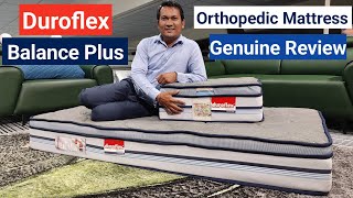 Duroflex Balance Plus Orthopedic Memory Foam Mattress Genuine Review 2023 [upl. by Levison]