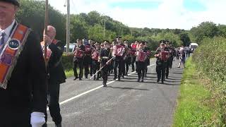 Ballinamallard Accordion Band  Rossnowlagh 2024 [upl. by Hsetim]