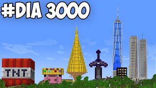 ¡Sobreviví 3000 Días en Minecraft Survival [upl. by Atselec]