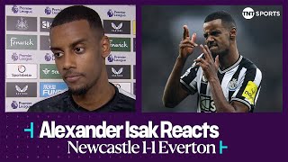 quotI ALWAYS WANT TO SCOREquot  Alexander Isak  Newcastle 11 Everton  Premier League [upl. by Neerak]