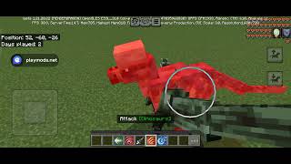 Minecraft Dinosaur New Mods add on [upl. by Nylorahs591]