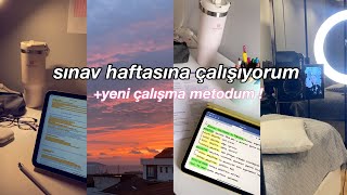 SINAV HAFTASINA ÇALIŞIYORUM📚  YENİ ÇALIŞMA TEKNİĞİM [upl. by Demitria]