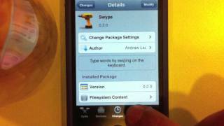 Swype Keyboard for iPhone  iPod and iPad installation  and Review [upl. by Onaivatco]