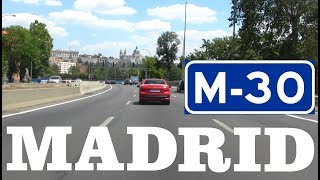 M30 Madrid  AUTOPISTA DE CIRCUNVALACIÓN TERCER CINTURÓN alrededor de Madrid Comunidad de Madrid [upl. by Etnaud]