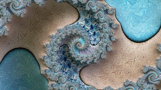 Mandelbrot at the Beach  A Fractal Zoom 8k 60fps [upl. by Ahsla]