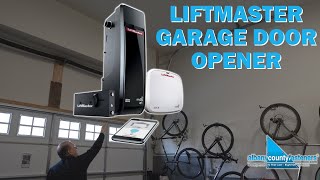 High Lift Mount LiftMaster 8500w Garage Door Opener  Review [upl. by Isoj663]