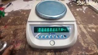 How To Calibrate Contech Precision Balance  Weight Setting Calibration Contech [upl. by Uriia]