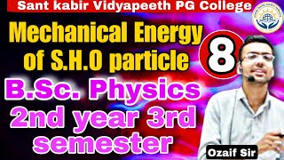 Differential equation of Simple harmonic oscillator and its solution BSc Physics 2nd year 3rd sem [upl. by Soraya]