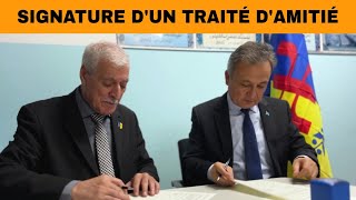 Signature dun traité damitié et de solidarité entre le peuple kabyle et le peuple Ouïghour [upl. by Tenneb]