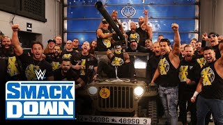 Triple H Shawn Michaels amp Road Dogg ride Team NXT into battle SmackDown Nov 22 2019 [upl. by Tamarra]