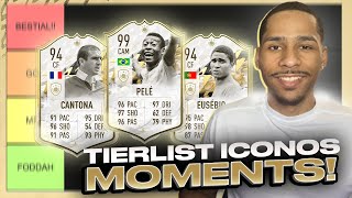 🏆 TIERLIST de ICONOS MOMENTS en FIFA 22 [upl. by Fruma150]