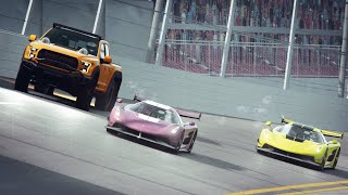 Hennessey Ford F150 VelociRaptor 6x6 Tuned OVERBOOST Twin Turbo vs Koenigsegg Jesko at Daytona Oval [upl. by Ladnyc395]