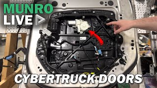 But At What Cost Tesla Cybertruck Door Teardown [upl. by Ylac786]