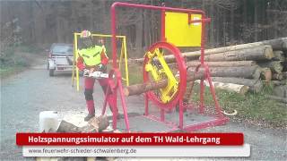 Holzspannungssimulator auf dem TH WaldLehrgang [upl. by Didi211]