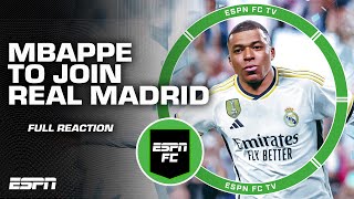 🚨 Kylian Mbappe set to join Real Madrid 🚨 FULL REACTION  ESPN FC [upl. by Einnahpets725]