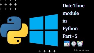 Timedelta  Datetime Module  part  5  python3 python programming [upl. by Naujej]