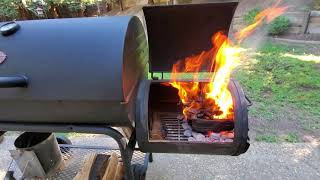 BBQ 101  How to Build a Fire in your Offset Smoker Firebox and Temperature Management offsetsmoker [upl. by Ayikan186]