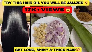 Best Oil for Hair growth thickness and shine  aloe Vera oil  Kalonji ka tell  homemade oil [upl. by Laurie]