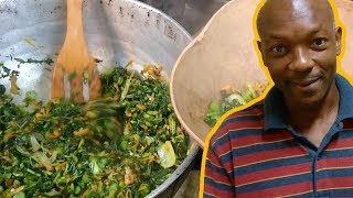 How To Cook Jamaican Callaloo Vegan Breakfast Quick amp Easy Recipe [upl. by Milurd]