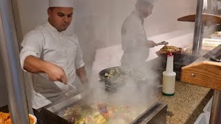 Marhaba Club Hotel Dinner Buffet December 2023 Tunisia Sousse [upl. by Nahaj]