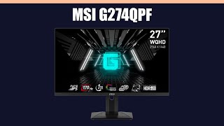 Монитор MSI G274QPF [upl. by Annawt]