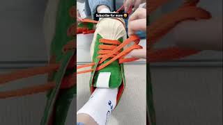 Tie shoelaces pattern tie shoelaces changeable shoelacesviralvideo shorts [upl. by Zeitler971]