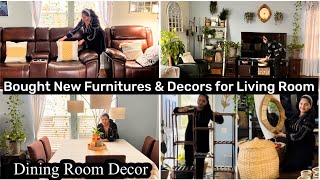 Living Room amp Dinning Room Deep cleaning Organization amp Decor 2023Bought New Furniture amp Decor [upl. by Redliw197]