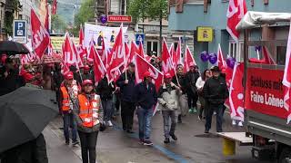 May Day Demo 2018 Zürich 1 Mai Zürich [upl. by Palmore553]