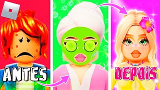 😱 FIZEMOS TRANSFORMAÇÕES NESSE SALÃO DE BELEZA Salon Makeover ROBLOX [upl. by Airtina342]