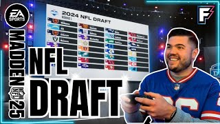 NFL DRAFT UPDATE IN MADDEN NFL 25 [upl. by Eicirtap]