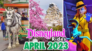 Disneyland Rides  April 2023 POVs 4K [upl. by Aneleve536]