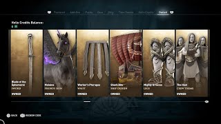 260 Orichalcum Ore spent at Oikos of the Olympians  Assassins Creed Odyssey [upl. by Shih]