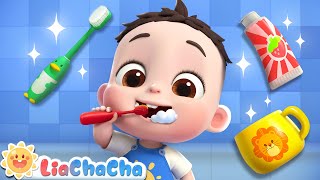 Brush Your Teeth Song  LiaChaCha Nursery Rhymes amp Baby Songs [upl. by Eerrehc]